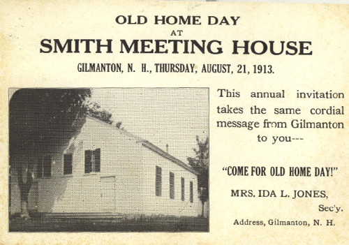 Images of Gilmanton NH Old Home Day in the Gilmanton Historical Society archive