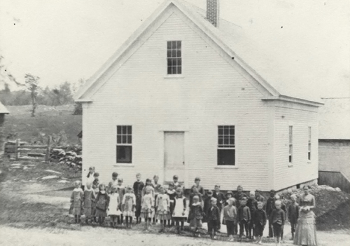 Images of Gilmanton NH Schools in the Gilmanton Historical Society archive